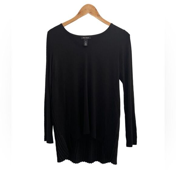 WHBM Pleated Chiffon Back Long Sleeve     - Picture 4 of 6